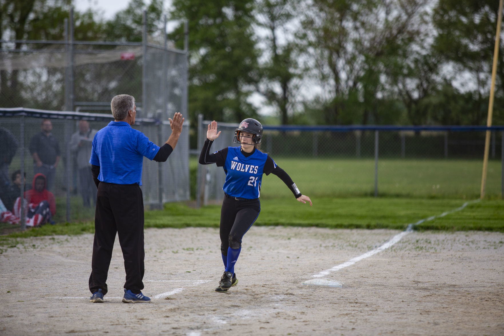 Softball match between Boone Grove and Andrean